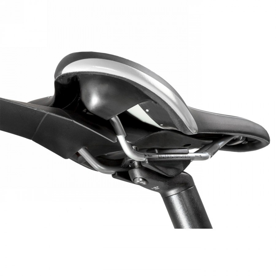 Mudguard, m-wave, hr, durable and flexible plastic, black, for mounting on the saddle rail, on card - 3