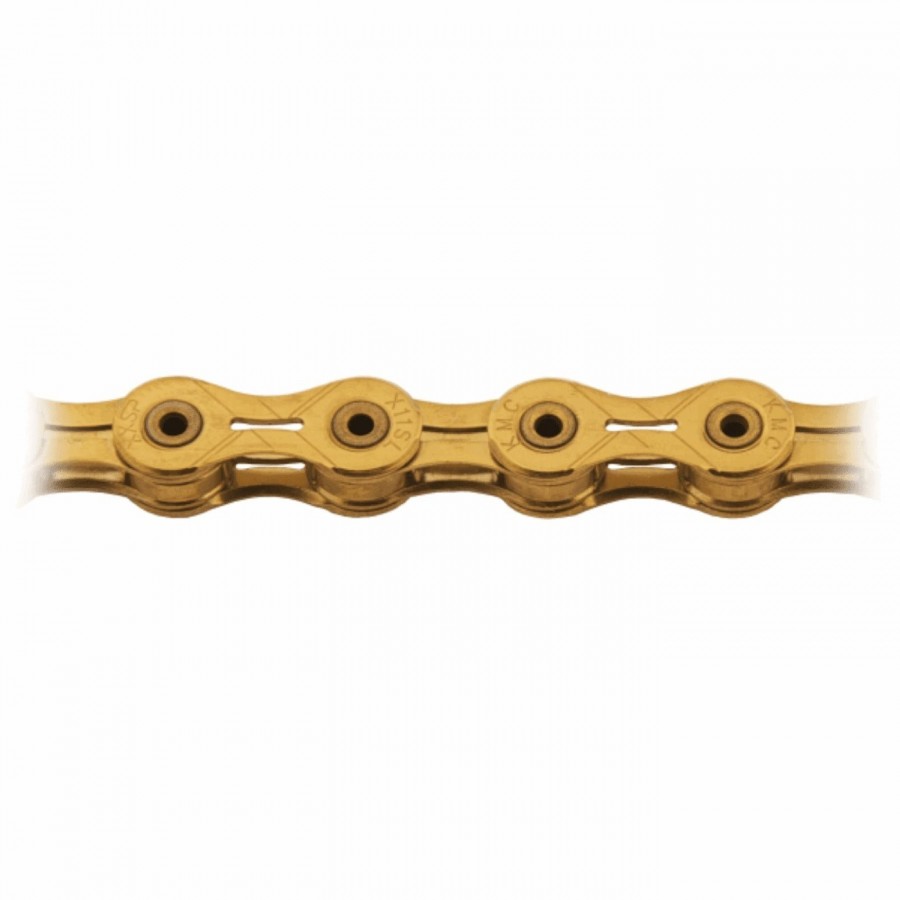 11v x11sl gold chain 118 links - 1