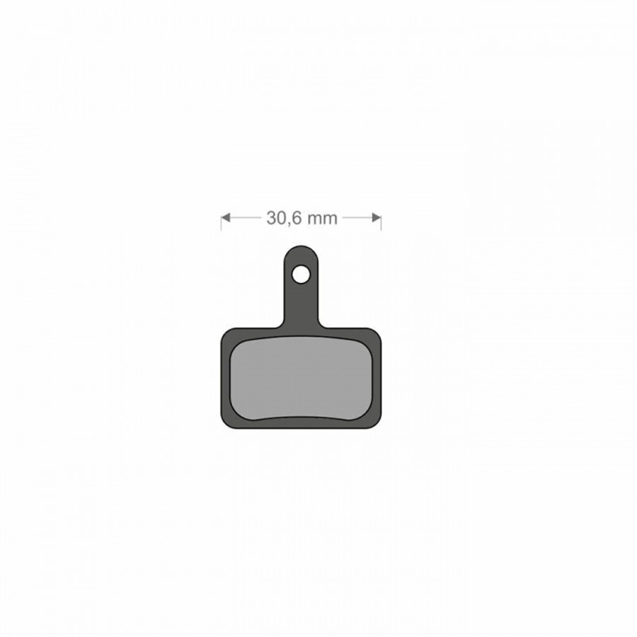 Plaquettes frittées pour système deore/altus/ orion shimano/trp/qua - 1