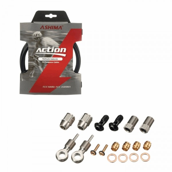 Kit tubo+connettori formula 5x2,3mm e lunghezza: 3mt in nylon - 1 - Guaine / cavi - 4712831676113