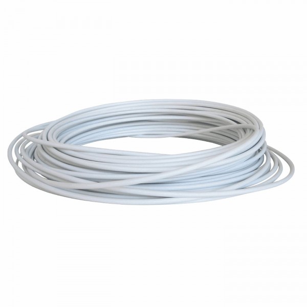 Tubo idraulico per impianto frenante l3mt d5/2mm in poliestere bianco - 1 - Guaine / cavi - 8005586214591