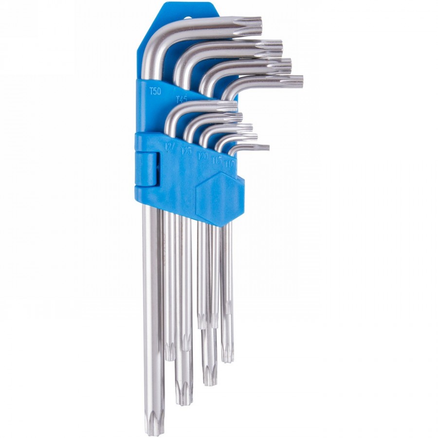 internal hex spanner set ventura, t10/t15/t20/t25/t27/t30/t40/t45/t50, steel, in blister pack - 1