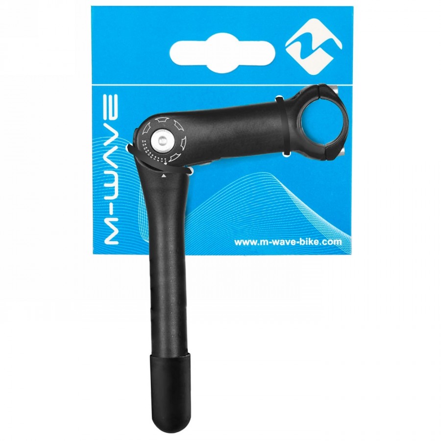 Handlebar stem m-wave st-c2.2, aluminium, handlebar clamp 31.8 mm, extension 90 mm, 180 mm shaft, on m-wave card - 3