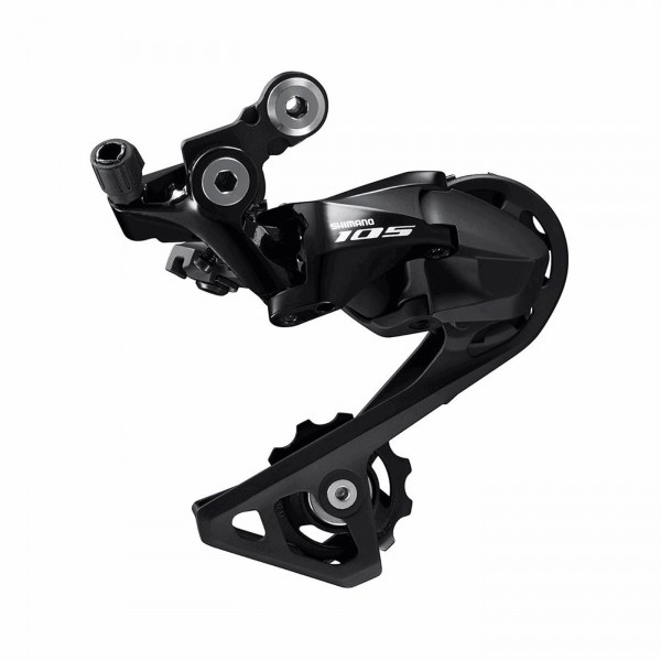 Road 105 r7000 2x11s rear derailleur medium cage 39 teeth black - 1