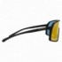 Black lander goggles with mirrored lens - 4