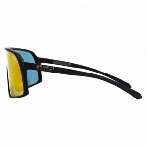 Black lander goggles with mirrored lens - 5