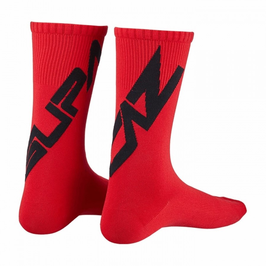 Chaussettes supasox twisted rouge - taille: l - 1