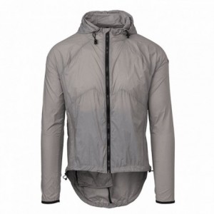 Wind hooded jacket venture unisex gray size m - 1