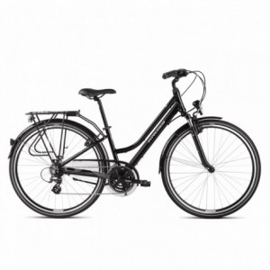 Bici trans 2.0 donna 28" schwarz/grau 7v größe m - 1