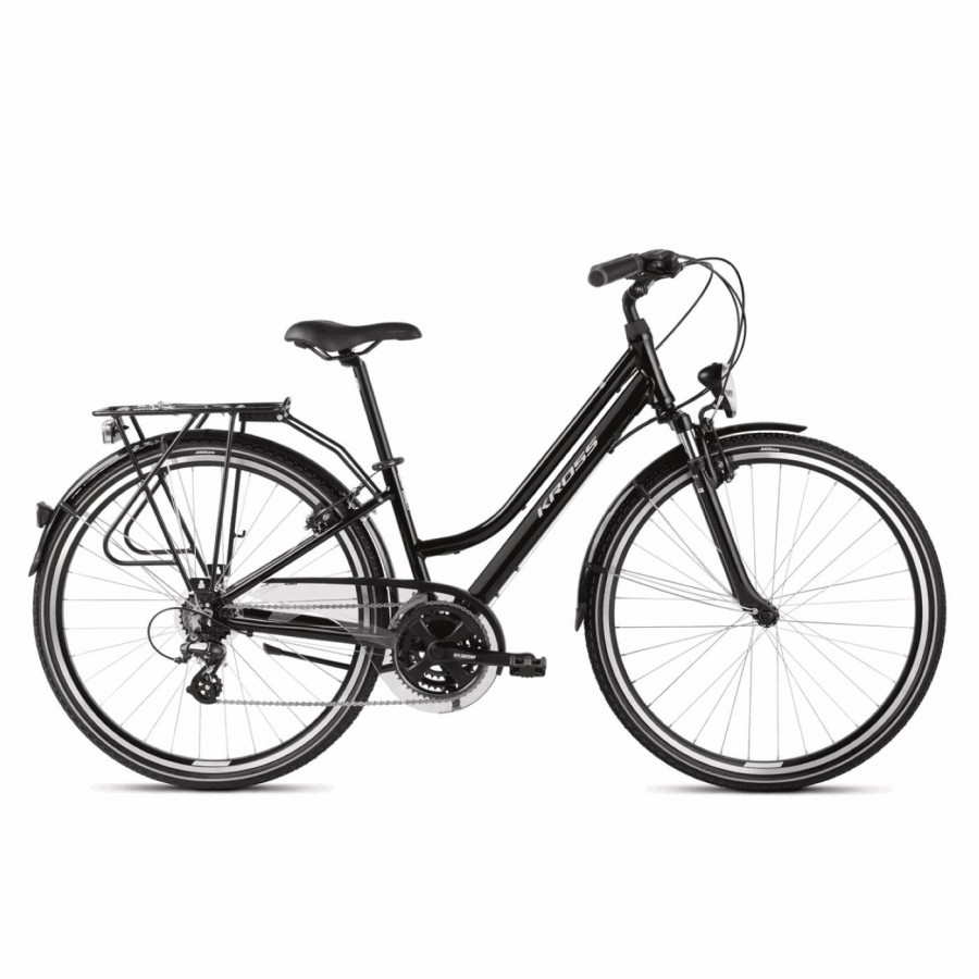 Bici trans 2.0 donna 28" noir/gris 7v taille m - 1