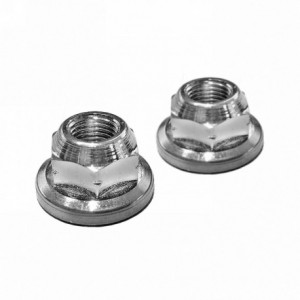 Front flanged hub nut 9mm - 1