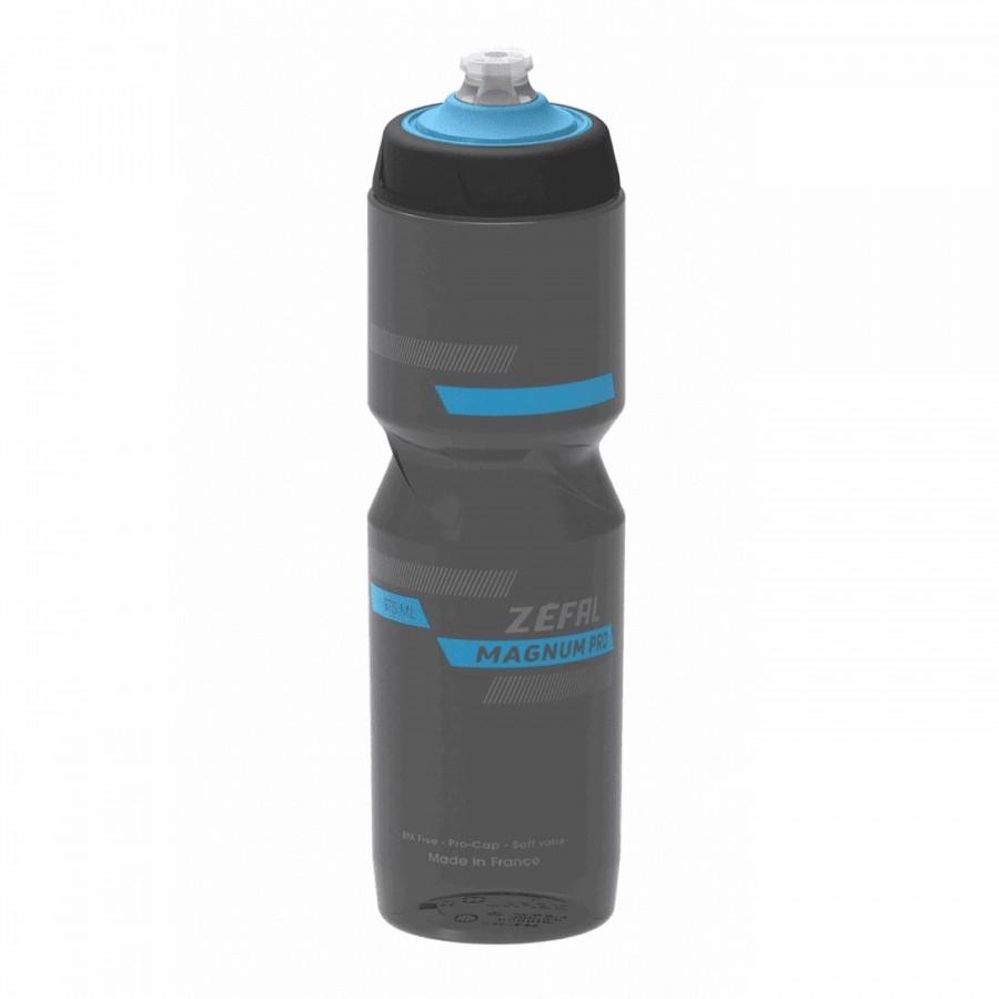 Botella de agua zefal magnum pro cap 975 ml gris/azul - 1