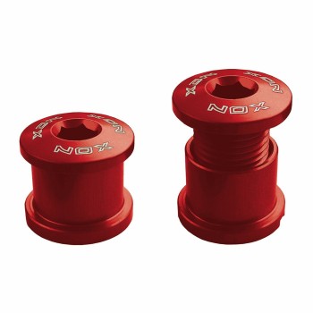 Tornillo m8x8mm cierre bielas aluminio rojo - 5 piezas - 1