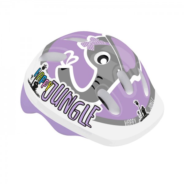 Casco baby happy jungle guendalina rosa - taglia xs (44/48cm) - 1 - Caschi - 8005586209764