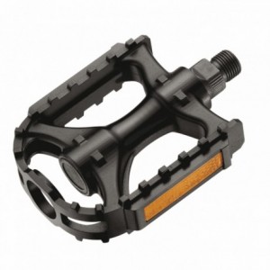 Pair of mtb pedals with resin reflectors - 1
