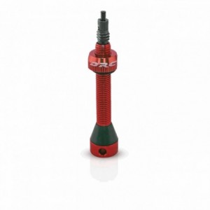 48mm tubeless valve red - 1