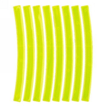 Adesivi riflettenti, 3m 1 set 16 pezzi assortiti (8 x giallo e 8 x argento ciascuno), carta m-wave - 3 - Adesivi - 0887539012335