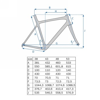 Cadre VTT carbone 650b / 27.5', brut, 17 - 6