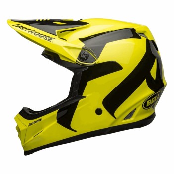 Casco full-9 fus mips amarillo/negro 53/55cm talla s - 3