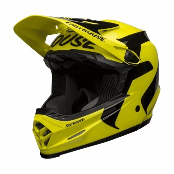 Casco full-9 fus mips amarillo/negro 53/55cm talla s - 4