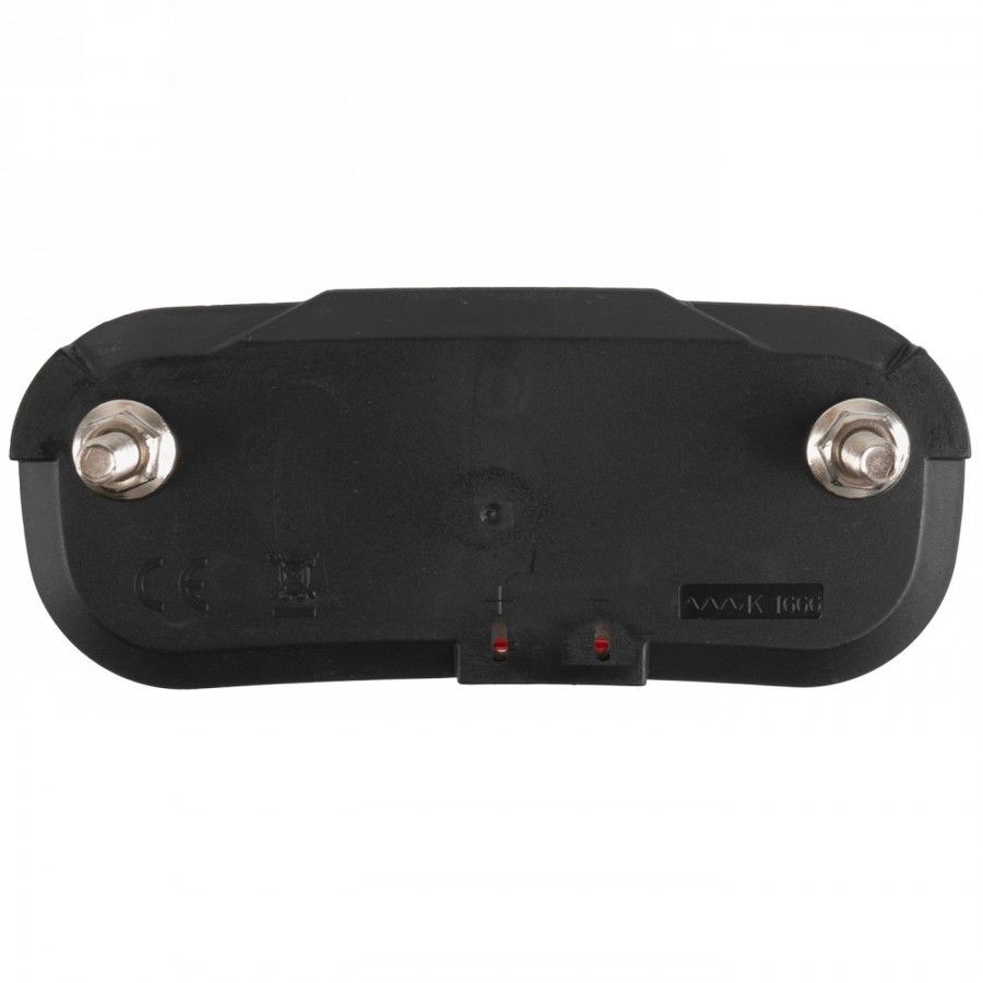 E-bike rear light helios e, 6-48v dc, 1 red led, with integrated z-reflector, mounting: 80 mm, with german label - 2