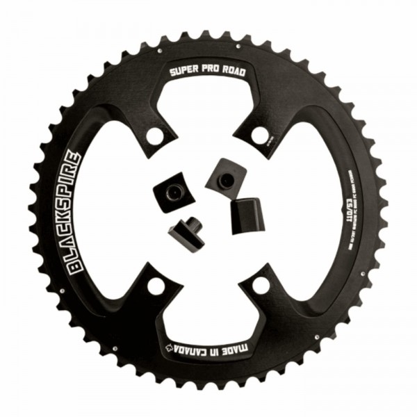 Piñón de carretera superpro 110 x 4 bcd 50t shimano 4-hole 110bcd fc-9000 y fc-6800 - 1