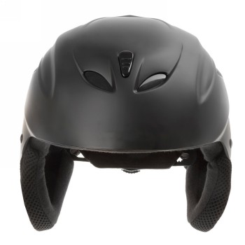 Ski helmet, design: matt black, size s 52 - 55 cm, with ring system, with detachable ear pads, with lockable ear pads - 2