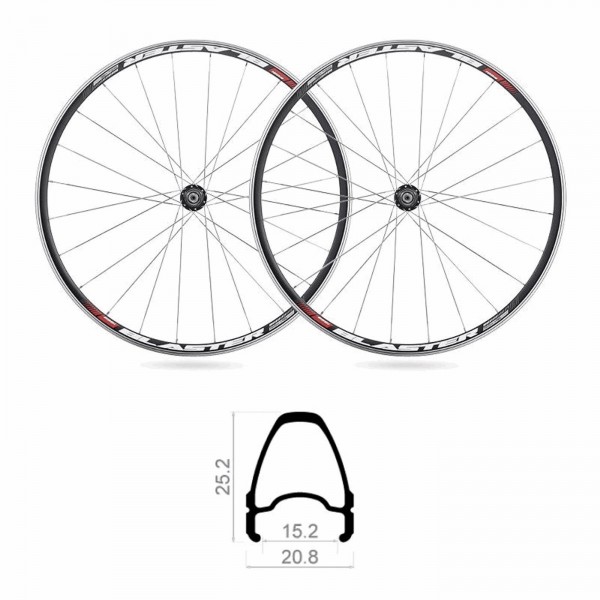 Road blaster wheelset 15,2x700mm shimano hub on balls 11s - 1