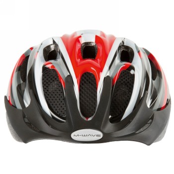 Casco para adultos/jóvenes, activo, diseño: rojo, talla l 58 - 61 cm, con sistema de anillas, caja - 2