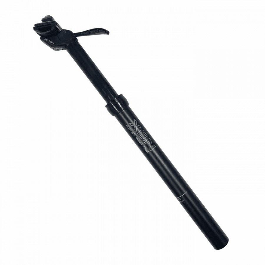 Pinocchio telescopic seatpost 30.9mm x 125mm in black aluminum - 1