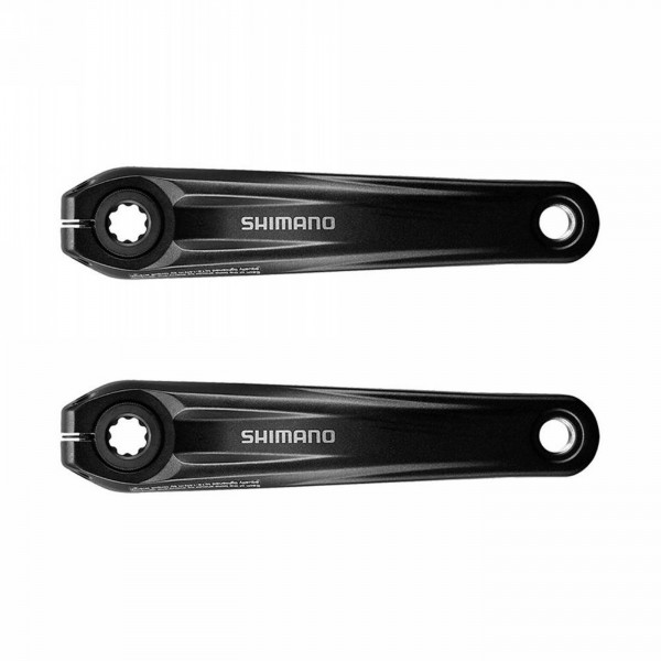 Pair of fc-e8000 175mm cranks for e-bike black (excluding chainring) - 1