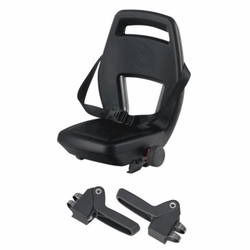 Asiento trasero junior 6+ en soporte negro - reposapiés incluidos - 1