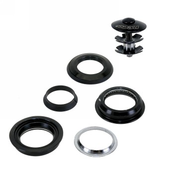 Neco semi-integrated steering series, 1.1/8', aluminum/steel, black, 28.6/44.0/30.0 mm, ek - 2