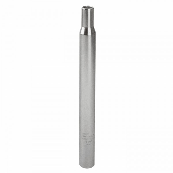 Straight seatpost 27,2mm x 300mm in silver steel - 1