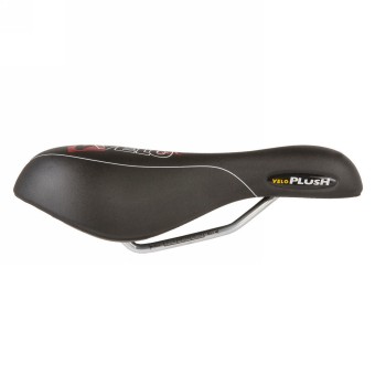 Saddle velo, 255 x 177 mm, matt black, steel frame, with insole, without clamp, 477 g, card - 2