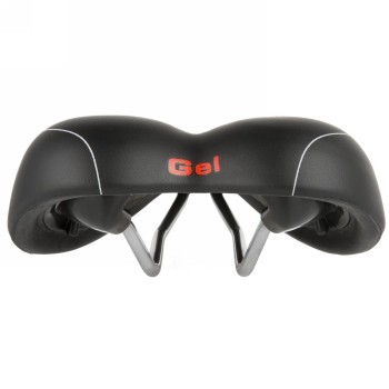 Saddle velo, 255 x 177 mm, matt black, steel frame, with insole, without clamp, 477 g, card - 3