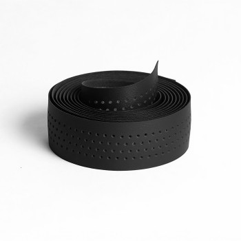 NABICO SIENA PERFORATED 2.0 MM BLACK HANDLEBAR TAPES - 1