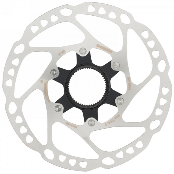 Disque de frein, shimano, sm-rt64, deore,s 160mm, w/lock ring(internal serration), ind.pack - 1