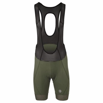 Culotte con tirantes ii essential prime hombre negro/verde ejército talla s - 1