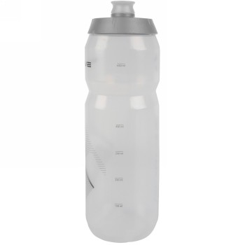 M-wave water bottle, plastic, 750 ml, clear/ silver/ clear, on card - 2