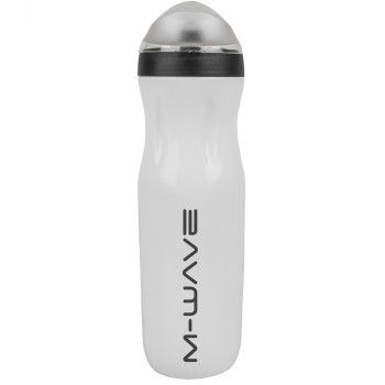 Thermal bottle pbo 500-iso, m-wave, plastic, 500 ml, white/black/white, on cardboard - 1