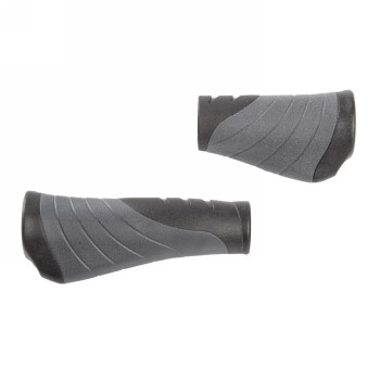 Comfort Velo screw-on handlebar grips, with gel, ergonomic shape, left 135 mm / right 92 mm, package - 1