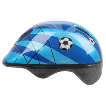 Casco infantil kid-s, diseño: fútbol, talla s 52 - 57 cm, caja - 2