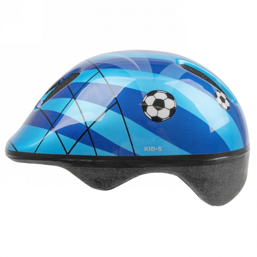 casque enfant kid-s, design : soccer, taille s 52 - 57 cm, boîte - 2