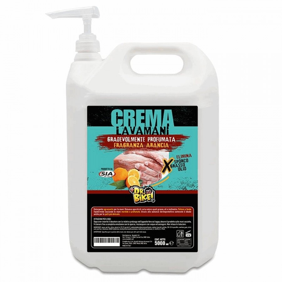 Dr.bike hygiene - crème lavante mains - parfum orange - 5l - 1