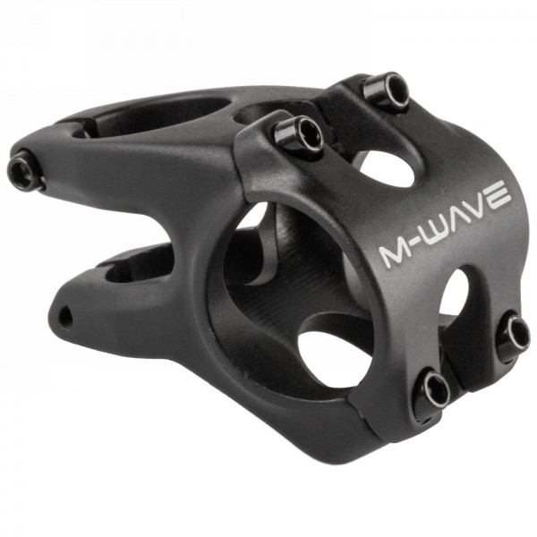 Ahead stem m-wave, alu, black anodised, 50 mm, -12° - 1