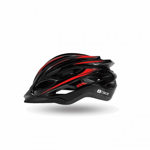 Casco granith in-mold negro/rojo talla 54/58cm - 1