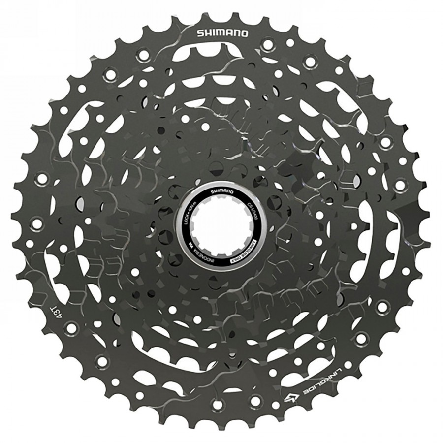 cassette sprocket shimano cs-lg400-10,10-speed, 11-13-15-17-20-23-26-30-36-43t, ind.pack - 1