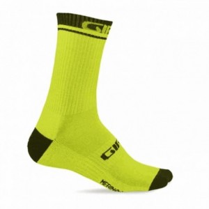 Calze invernali lana merino lime/nero taglia 36-39 - 1 - Calze - 0768686083068