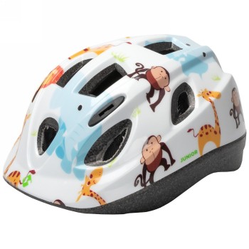 Casco per bambini junior, design: zoo, taglia xs 48 - 54 cm, confezione - 1 - Caschi - 4015493734215